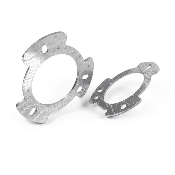 BMW E46 Front Shock Tower Reinforcement Plates Stainless-5
