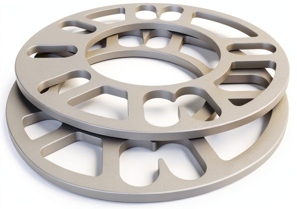 Wheel Spacers 5mm Aluminum Set by glorider for 4‑Lug & 5‑Lug Wheels-5