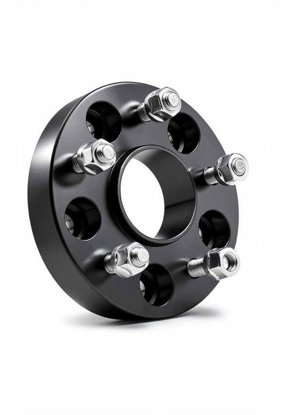 KAX 5x4.75 Wheel Spacer 1.25in Thick Black Hub Centric KX6WSA08900U1-1