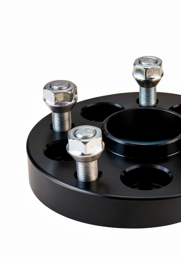 KAX 5x4.5 Wheel Spacer 15mm Thick Black M12x1.5 Forged Aluminum-3