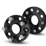 KAX 5x4.5 Wheel Spacer 15mm Thick Black M12x1.5 Forged Aluminum-0