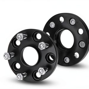 KAX 5x4.5 Wheel Spacer 15mm Thick Black M12x1.5 Forged Aluminum-0