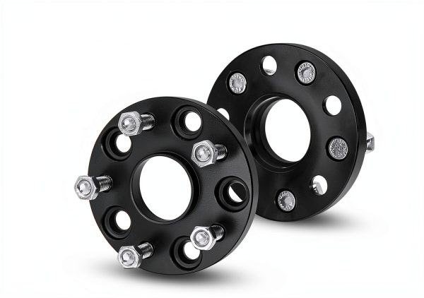 KAX 5x4.5 Wheel Spacer 15mm Thick Black M12x1.5 Forged Aluminum-0