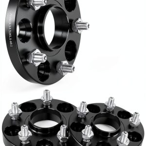 EVIL ENERGY Wheel Spacers 5x4.5 20mm Hubcentric Aluminum Black 1.5in-0