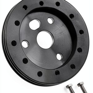 Steering Wheel Hub Adapter BDZMC Aluminum Universal Fit 1 Inch Black-0