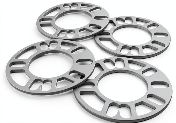 Wheel Spacers 5mm Aluminum Set by glorider for 4‑Lug & 5‑Lug Wheels-0