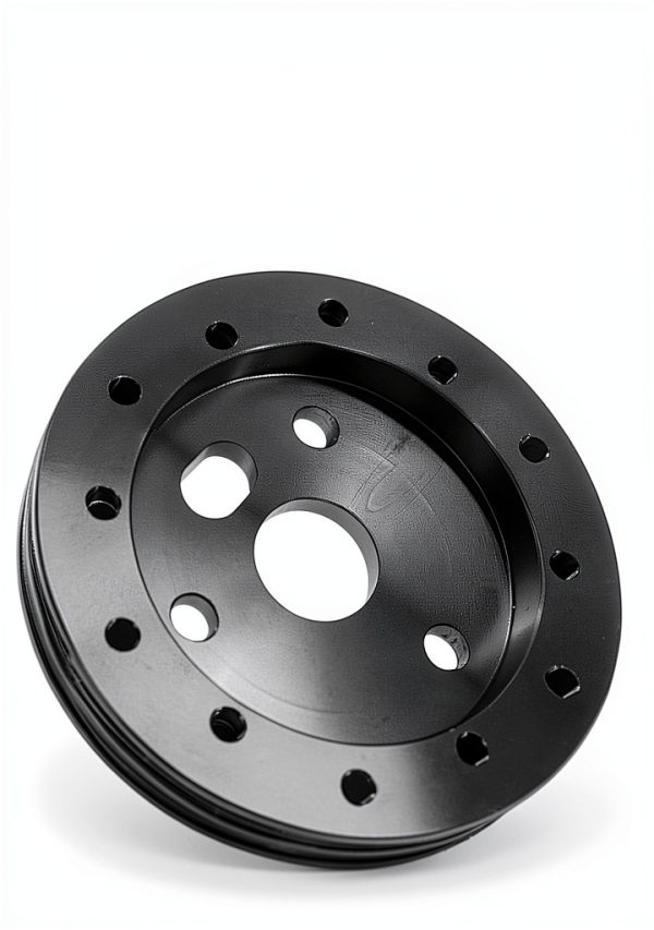 Steering Wheel Hub Adapter BDZMC Aluminum Universal Fit 1 Inch Black-3