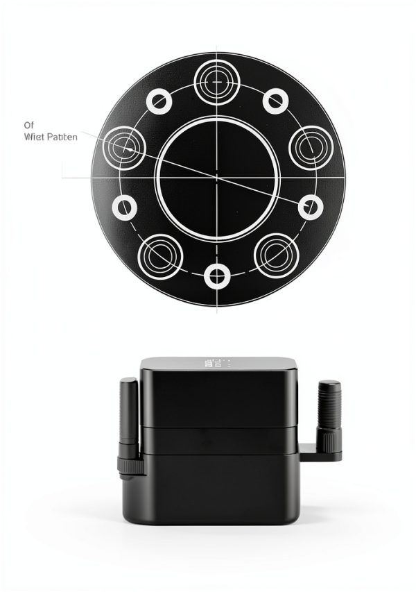 EVIL ENERGY Wheel Spacers 5x4.5 20mm Hubcentric Aluminum Black 1.5in-1