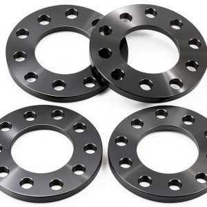JiiinMiiin 5x4.5/5x4.75 Wheel Spacers 1/2" (12mm) Black 4pcs Set-0