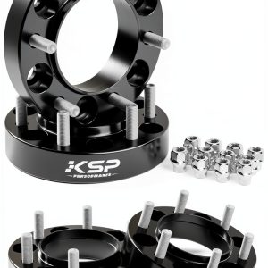 KSP 1.25" Wheel Spacers for Tacoma 6 Lug Wheel,4pcs 6x5.5 Hubcentric Spacer fit for 4runner Tundra Fj Cruiser Sequoia,32mm Forged Spacer with 12x1.5 Stud 106mm Center Bore,6x139.7 Aluminum Tire Spacer-0