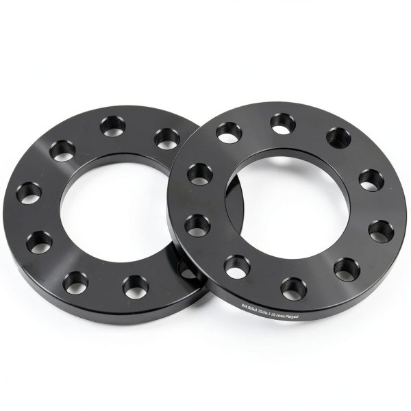 JiiinMiiin 5x4.5/5x4.75 Wheel Spacers 1/2" (12mm) Black 4pcs Set-2