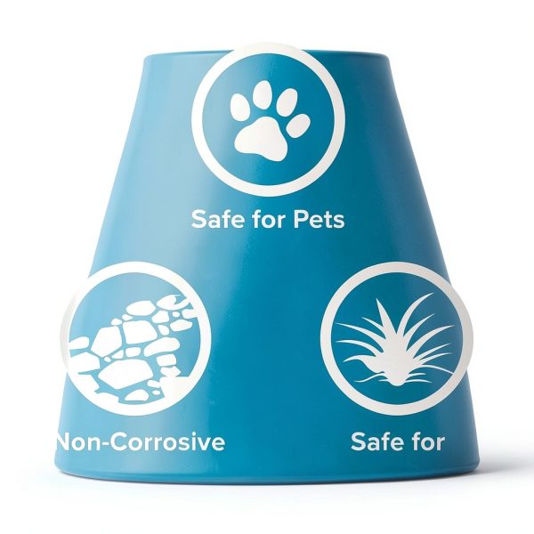 Saltsy Ice Melt - 10 lbs Shaker Jug - Pet-Safe Magnesium Chloride Pellets for Walkways, Driveways, Etc - Round Pellets Act Fast & Maximize Melting - 2X Melting Power vs Rock Salt -Use w Salt Spreaders-1